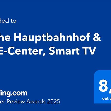 Naehe Hauptbahnhof & Ece-Center, Smart Tv Apartment คาร์ลสรูเฮอ ภายนอก รูปภาพ