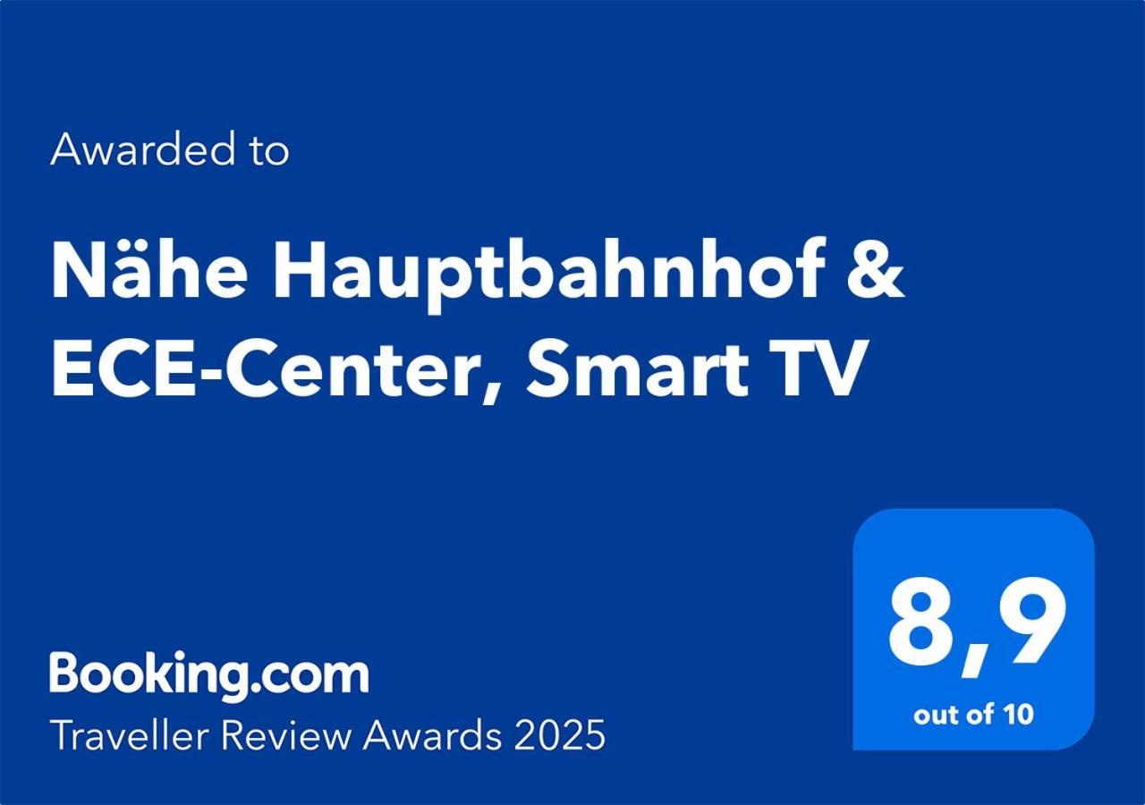 Naehe Hauptbahnhof & Ece-Center, Smart Tv Apartment คาร์ลสรูเฮอ ภายนอก รูปภาพ